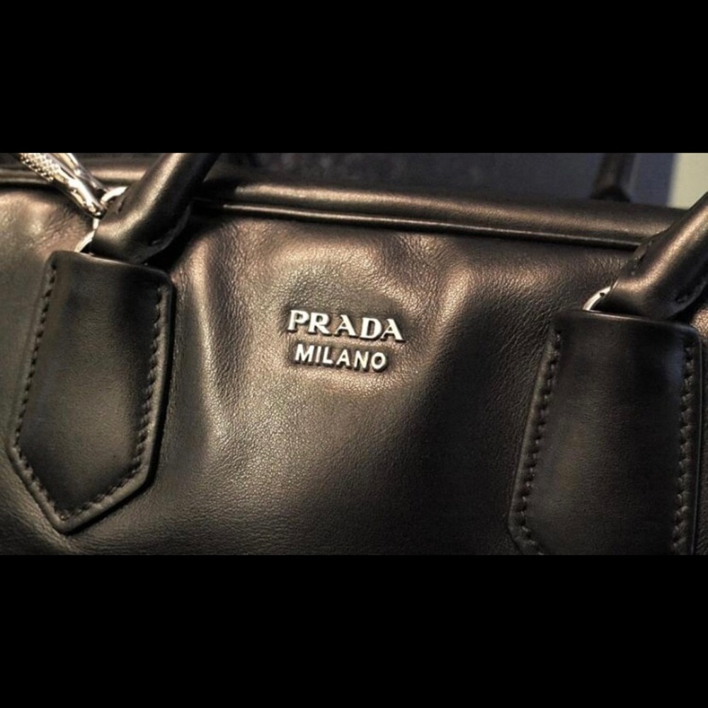 Leather Prada Shoulder Bag